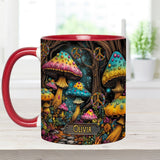 Magic Mushroom - Personalized Hippie Accent Mug