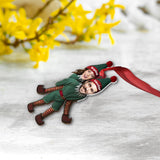 Elf Couple - Personalized Couple Ornament
