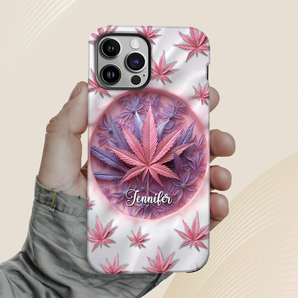 High Life - Personalized Weed Full Print Phone Case