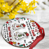 Ghost Friends Funny Christmas - Personalized Bestie Ornament