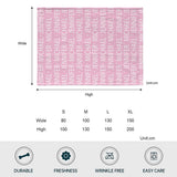 Custom Name Pattern - Personalized Couple Blanket