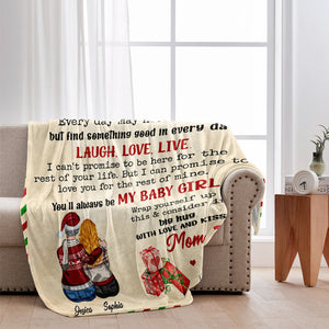 Never Forget That I Love You - Personalized Daughter Blanket