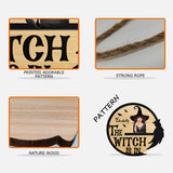 The Witch Is In - Personalized Witch Wood Sign