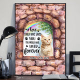 No Longer By My Side - Personalized Dog Canvas And Poster