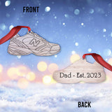 Dad Shoes - Gift for dad - Personalized Ornament