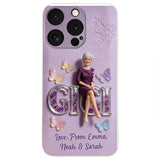 Custom Any Photo - Personalized Mother 3D Embossed Leather Phone Case