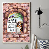 No Longer By My Side - Personalized Dog Canvas And Poster