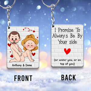 I Just Want You To Be Happy - Couple gift for husband, wife, boyfriend, girlfriend - Personalized Keychain