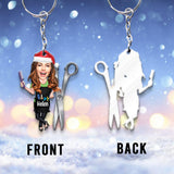 Hair Hustler - Personalized Hairdresser Keychain