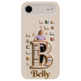 Book Lovers Gift - Personalized Book 3D Embossed Leather Phone Case