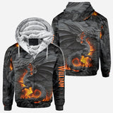 Fire Dragon - Personalized Dragon All Over Shirt
