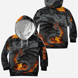 Fire Dragon - Personalized Dragon All Over Shirt