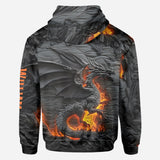 Fire Dragon - Personalized Dragon All Over Shirt