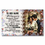 Meeting You Was Fate - Personalized Couple Poster