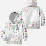 This Mama Wears Her Heart On Her Sleeve - Personalized Mother’s Day Mother Hoodie and Leggings