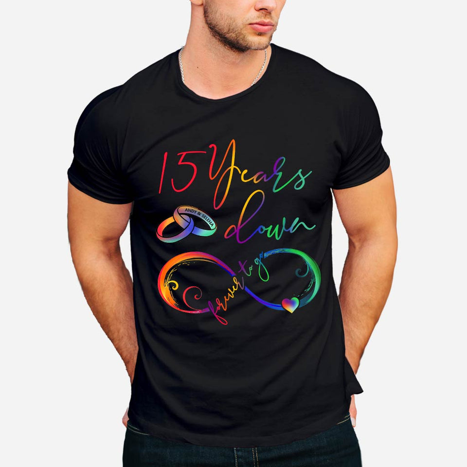 Forever To Go - Personalized Couple T-shirt and Hoodie