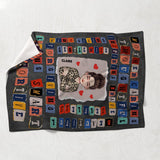 Mother Loving Beautiful - Personalized Mother's Day Mother Blanket