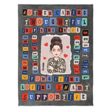 Mother Loving Beautiful - Personalized Mother's Day Mother Blanket