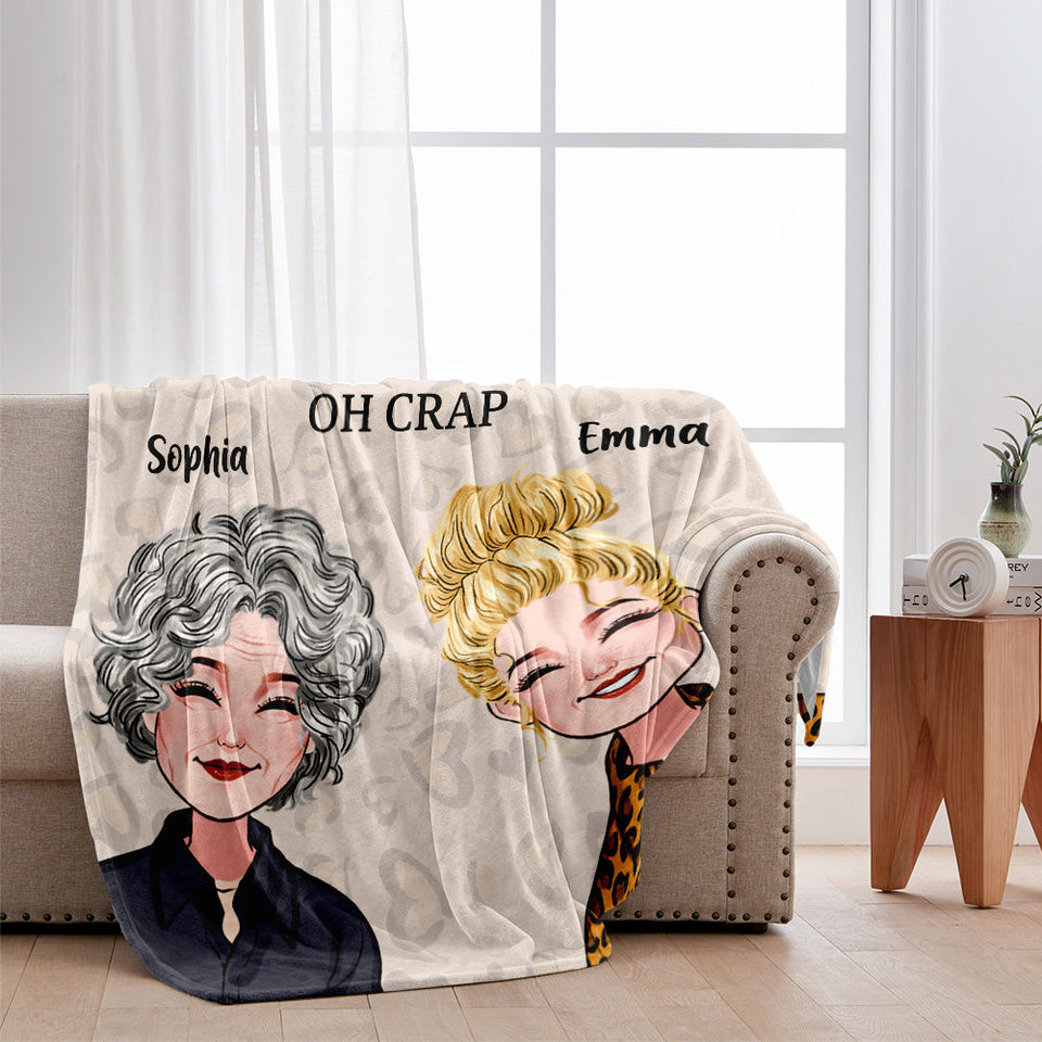 Like Mother Like Daughter - Personalized Mother's Day Mother Blanket