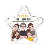 Five-star Dad - Personalized Father Custom Shaped Acrylic Plaque