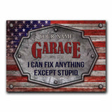 I Can Fix Anything - Mechanic Personalized Rectangle Metal Sign