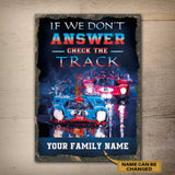 If We Don't Answer - Racing Personalized Rectangle Metal Sign