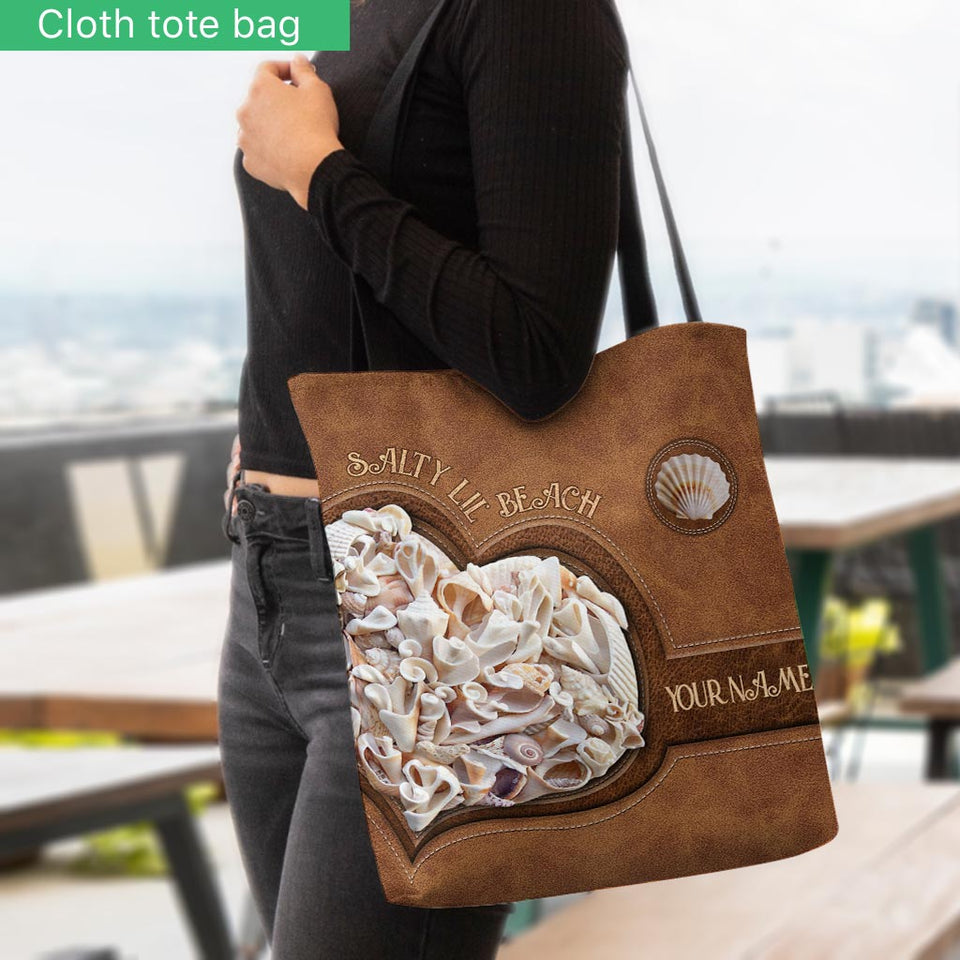 Salty Lil' Beach Customized Tote Bag