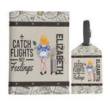 Adventure Awaits - Travelling gift for her, mom, wife, girlfriend, friend - Personalized Set