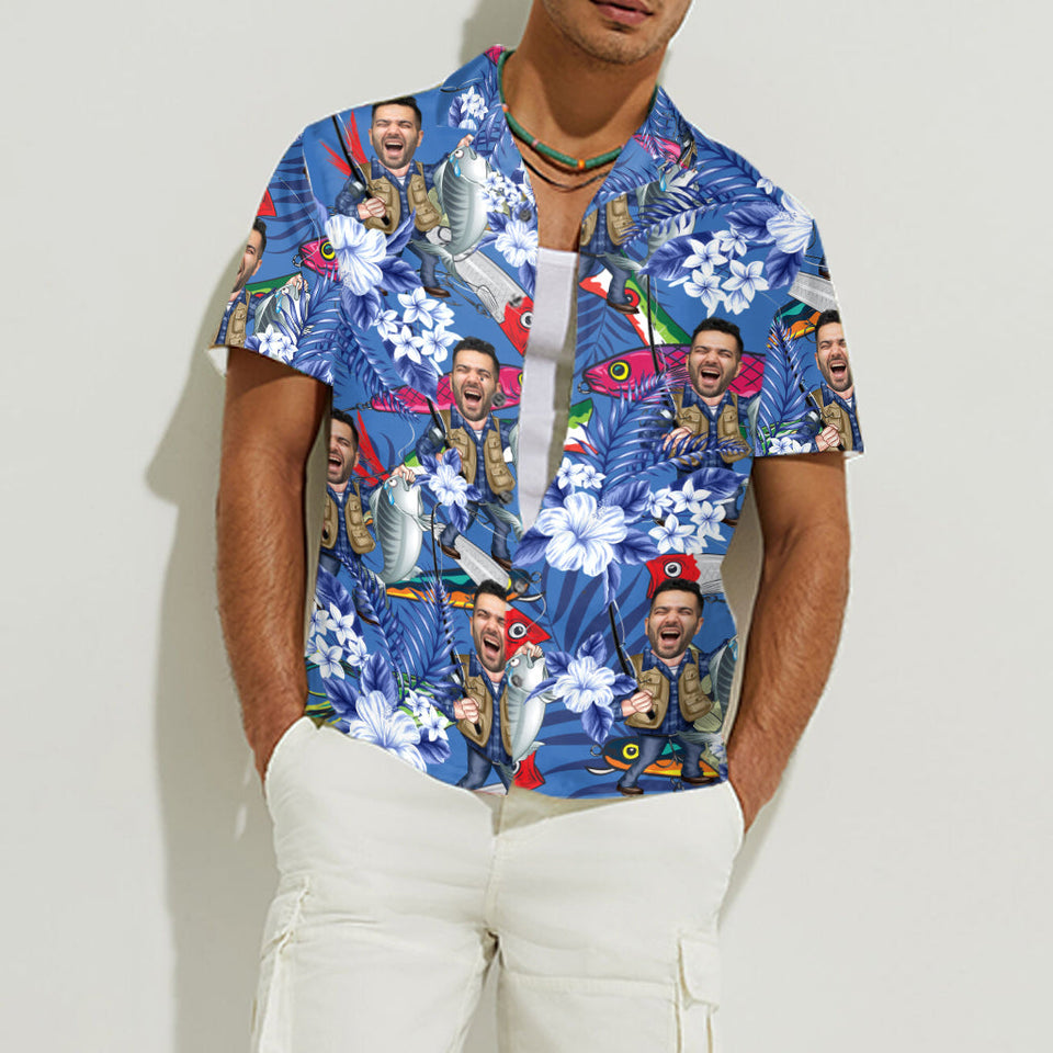 Lucky Fishing Shirt - Personalized Fishing Hawaiian Shirt