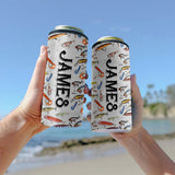 Fishing Lures - Personalized Fishing Can Cooler