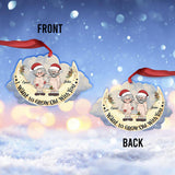 I Want To Grow Old With You - Personalized Couple Ornament