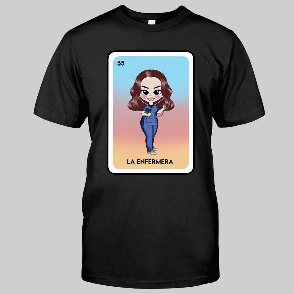 La Enfermera - Nurse Personalized T-shirt And Hoodie