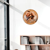 Time Spent With Family Is Never Wasted - Personalized Family Wall Clock