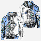 His Best Catch - Personalized Fishing All Over T-shirt and Hoodie