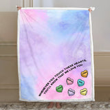 Grandma's Sweat Hearts - Personalized Valentine Grandma Blanket