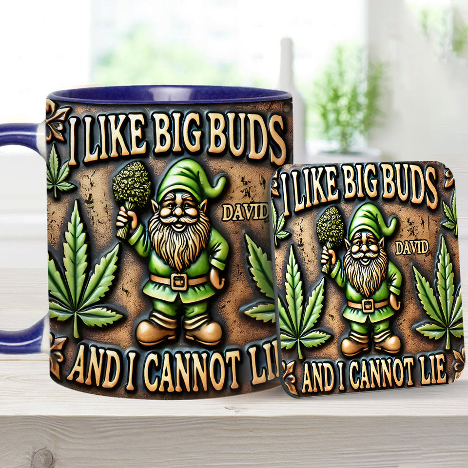 I Like Big Buds - Personalized Weed Accent Mug