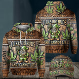I Like Big Buds - Personalized Weed All Over Print Hoodie & Classic Cap