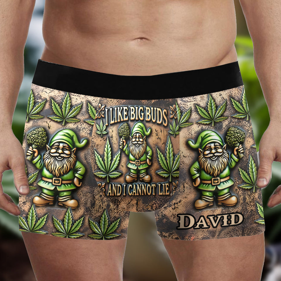 I Like Big Buds - Personalized Weed Men’s Boxer Briefs