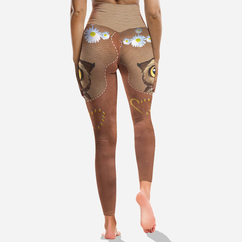 Beautiful Owl - Personalized Owl Hoodie and Leggings