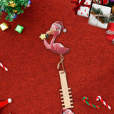 Funny Falmingo - Personalized Flamingo Tree Topper