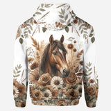 Beautiful Horse - Personalized Horse Hoodie and Leggings