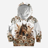 Beautiful Horse - Personalized Horse Hoodie and Leggings