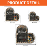 Lovers - Personalized Skull Custom Shaped Acrylic Plaque