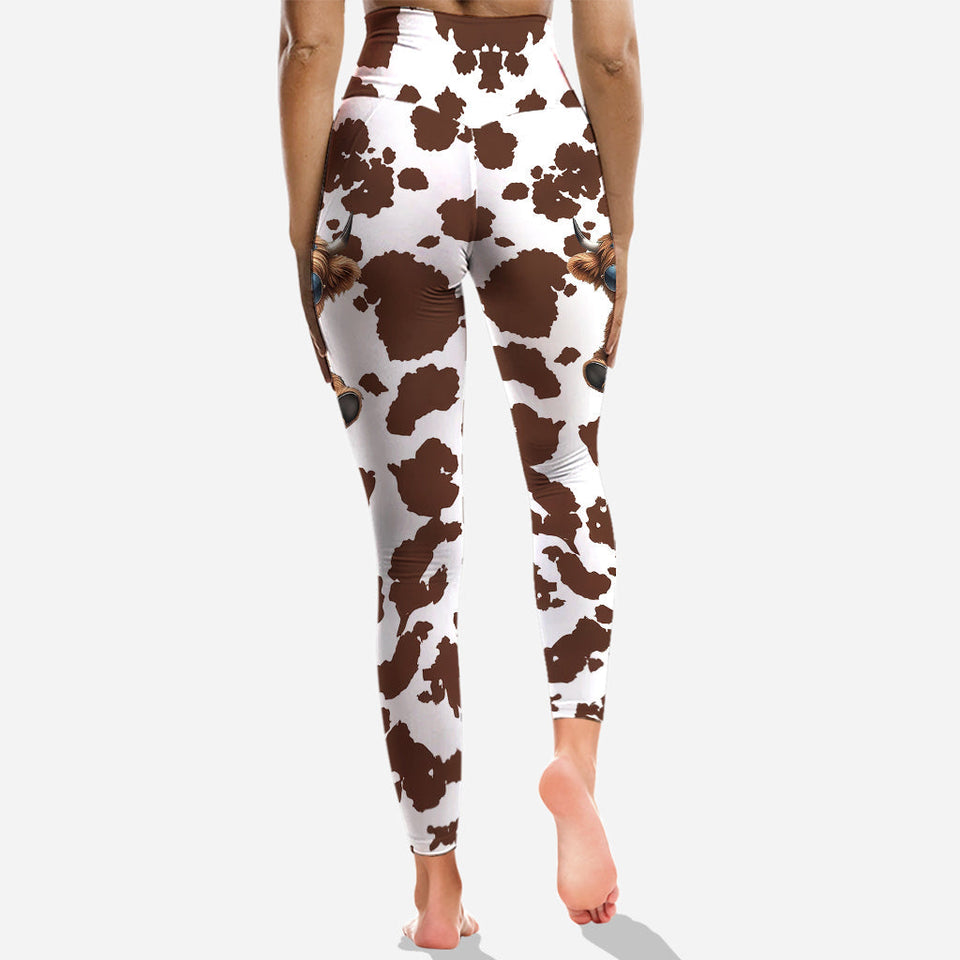 Rock Paper Scissors - Personalized Highland Cow Hoodie and Leggings