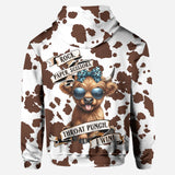 Rock Paper Scissors - Personalized Highland Cow Hoodie and Leggings