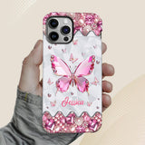 Love Butterfies - Personalized Butterfly Full Print Phone Case