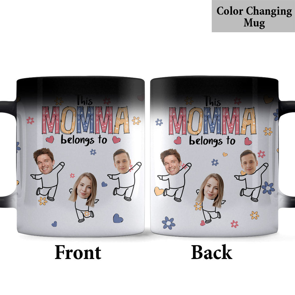 This Mommy/Grandma/Nana Belongs To - Personalized Mother Mug