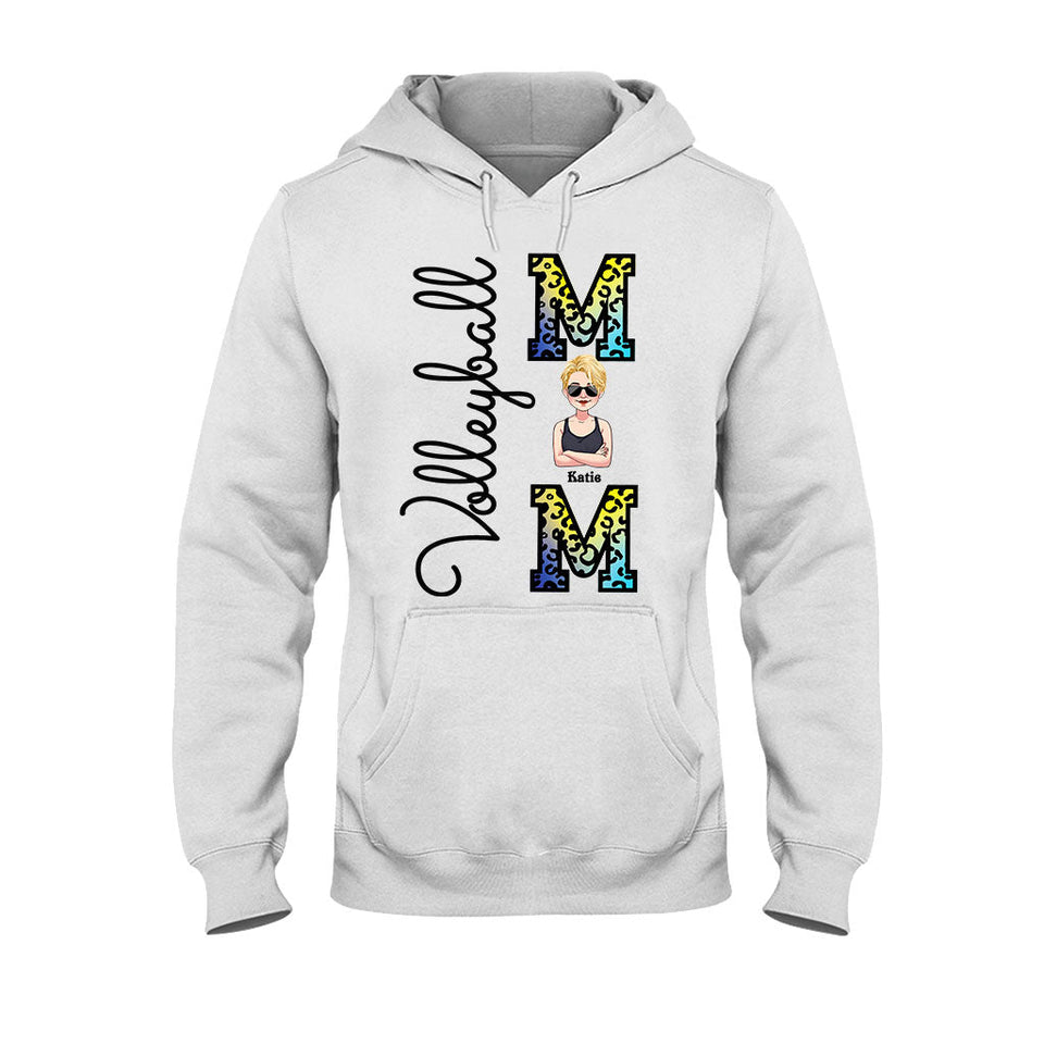 Volleyball Mom - Personalized Volleyball T-shirt and Hoodie