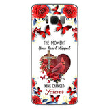 The Moment Your Heart Stopped - Personalized Memorial Phone Case