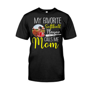 My Softball Player Calls Me Mom Grandma - Personalized Softball T-shirt And Hoodie